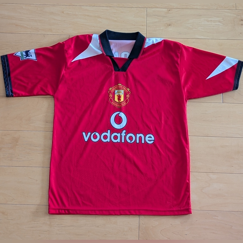 Wayne Rooney Manchester United #8 Fan Jersey Red Unisex Medium